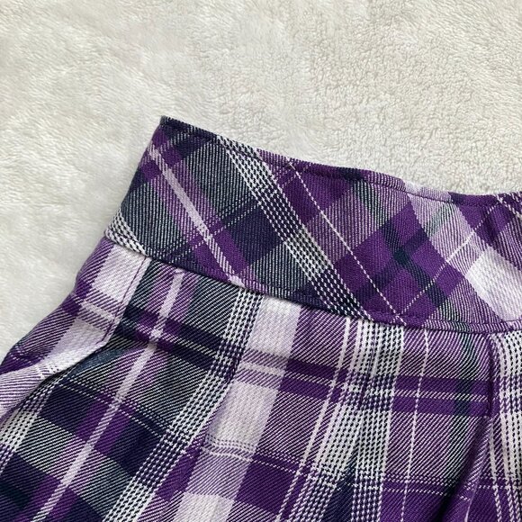 Garanimals Plaid Pleated Skort 18M | Purple Casual VGUC Toddler Skirt Shorts - Picture 3 of 14